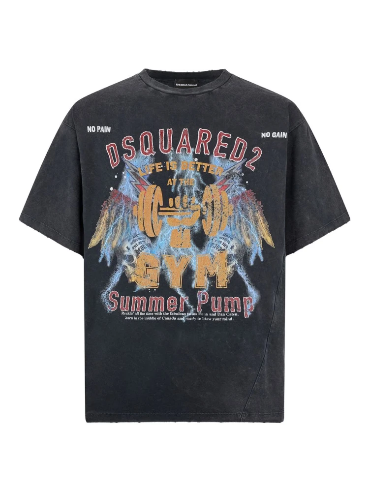 Dsquared2 T-shirts and Polos Grey