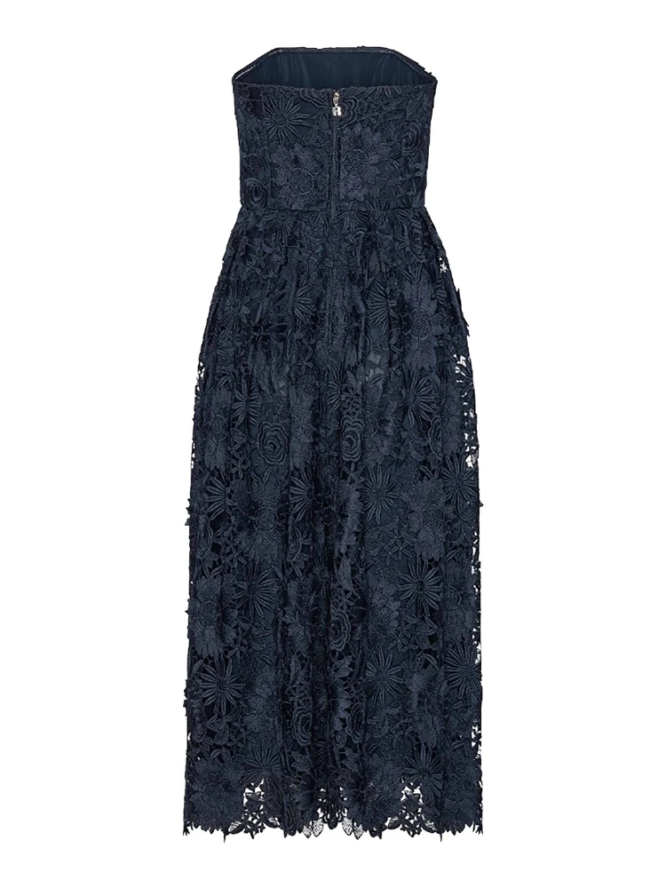 3D LACE MIDI DRESS alternative