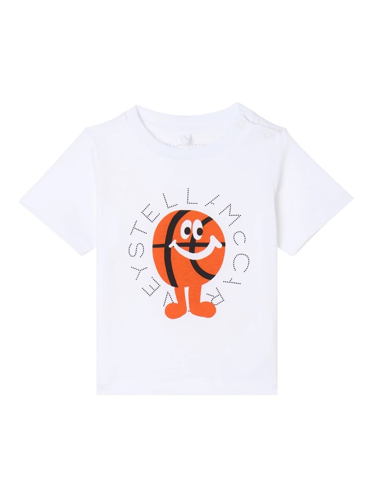 "BASKETBALL" LOGO T-SHIRT