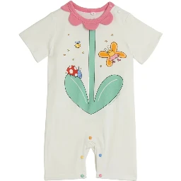 NIGHT ROMPER "FLOWER"