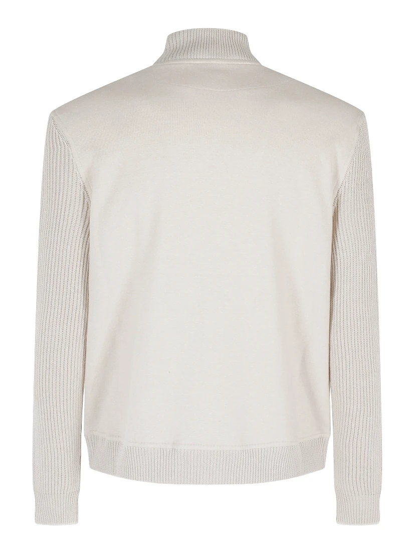GIUBBINO FULL ZIP COLLO BOMBER