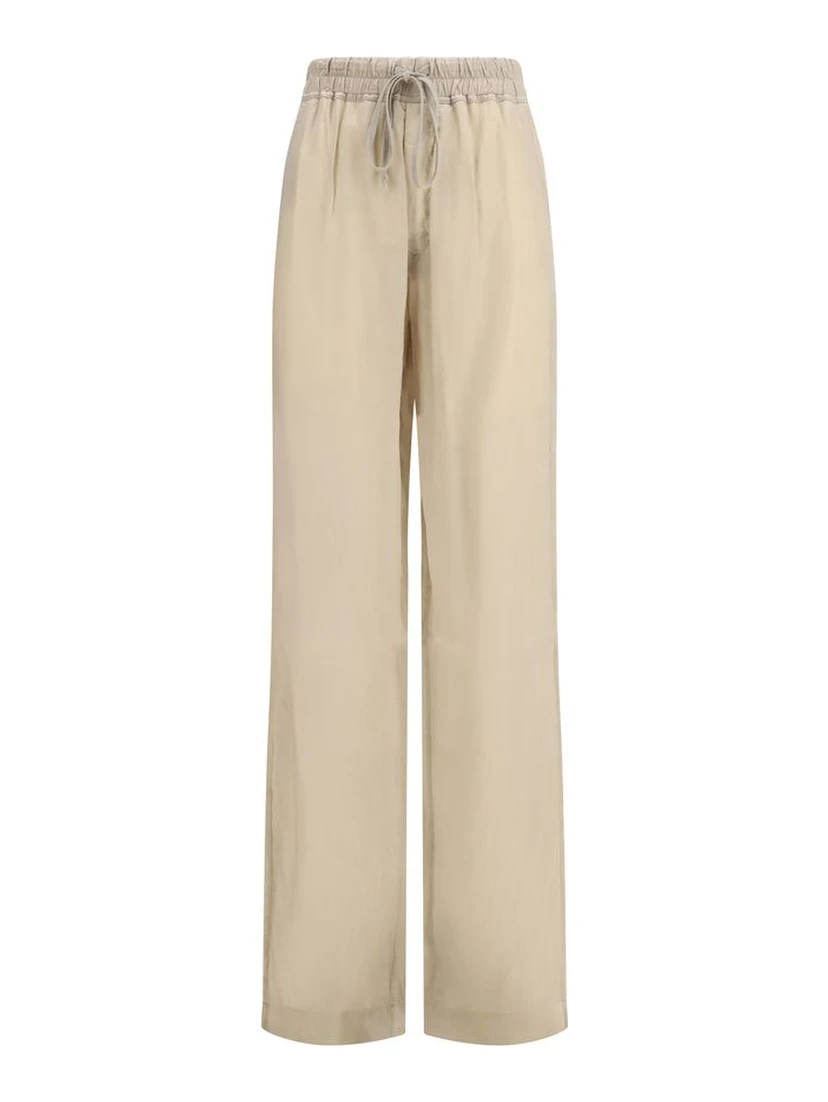 Beige Copper Casual Pants