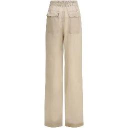 Beige Copper Casual Pants