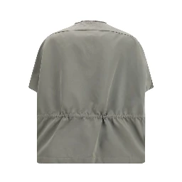 Bicolor Polyester Sleveless Jacket