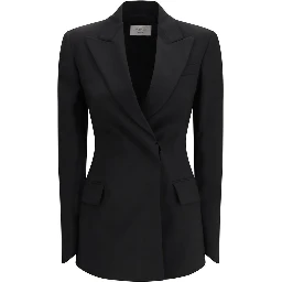 Black Fleece Wool Blazer