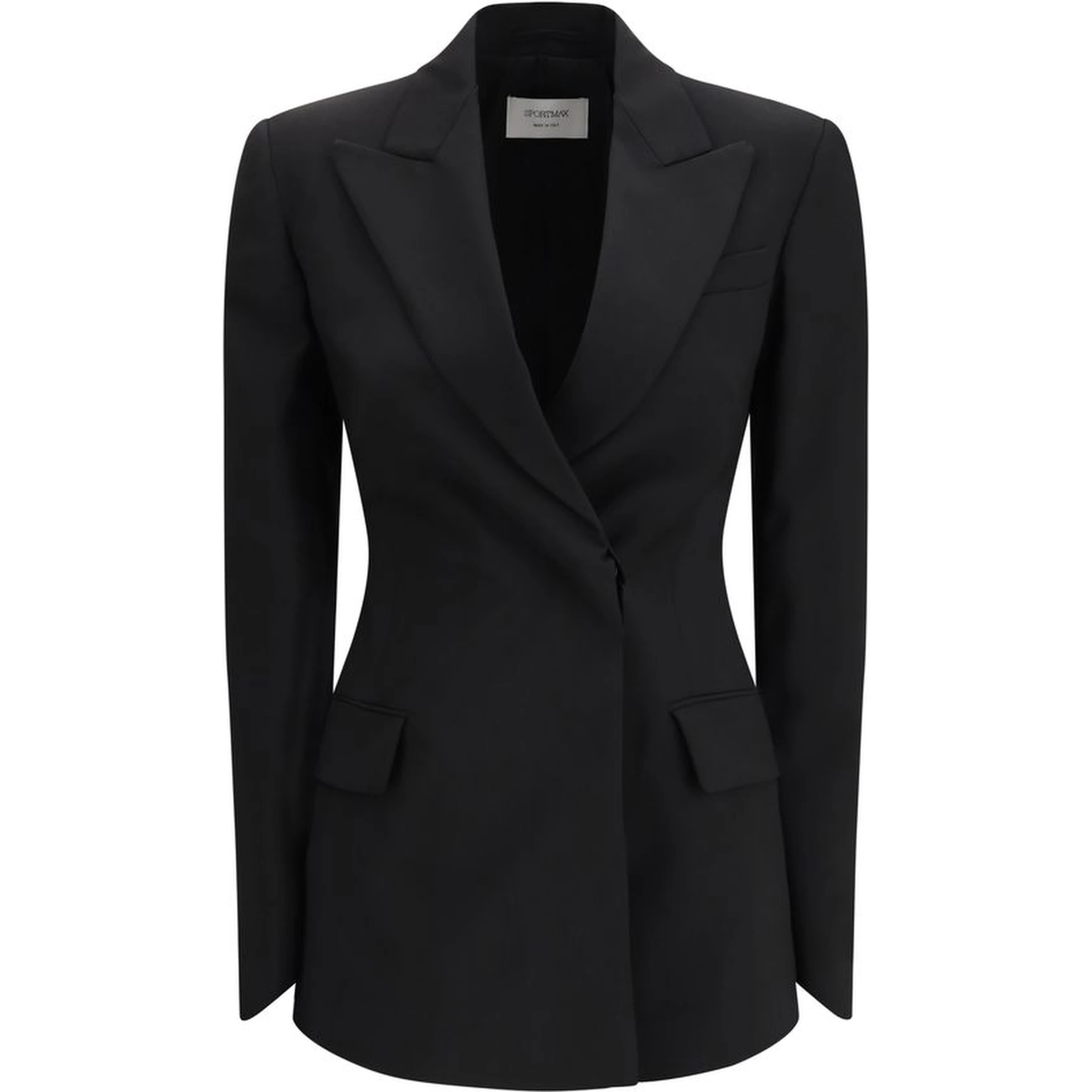 Black Fleece Wool Blazer