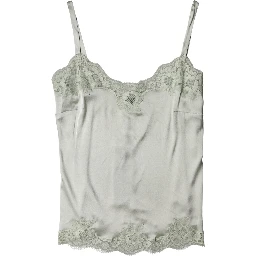 Light Green Floral Lace Lingerie Top Underwear