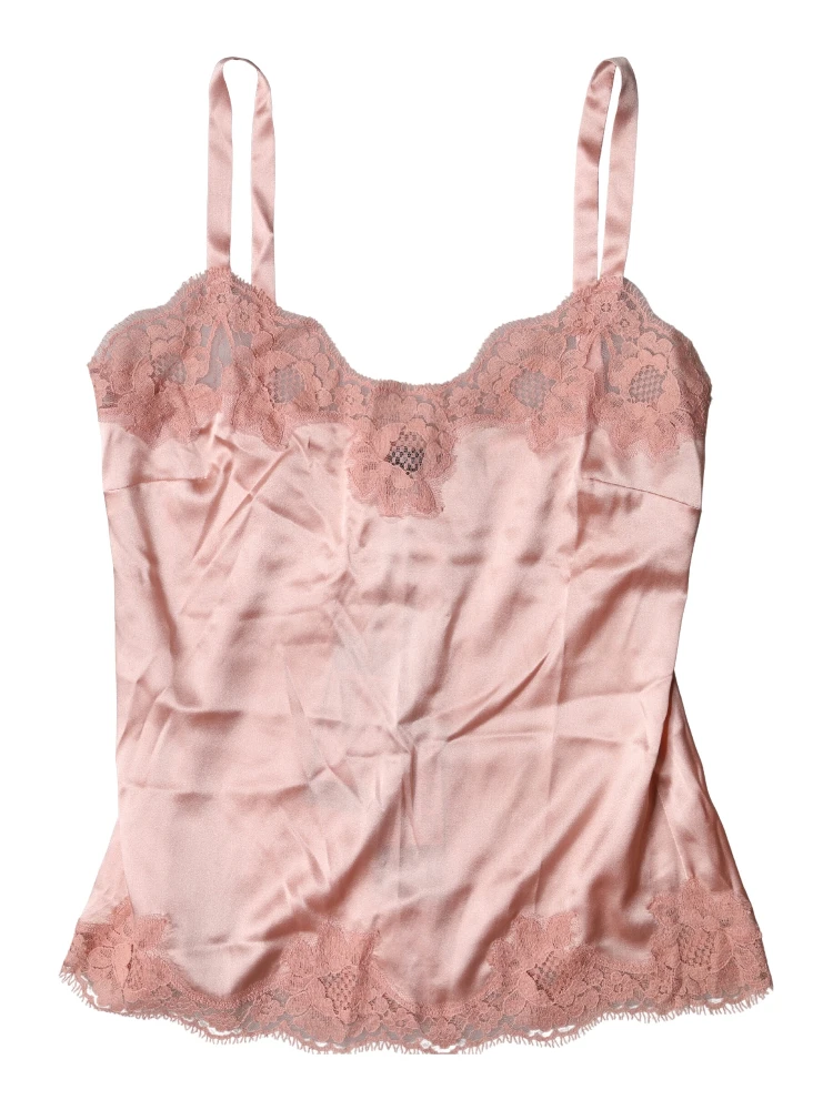 Light Pink Floral Lace Lingerie Top Underwear alternative