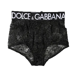 Black Logo Girdle High Waist Panty Underwear