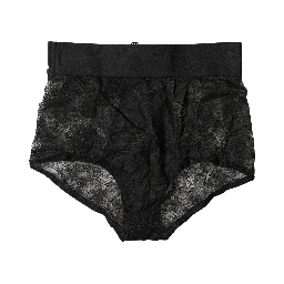 Black Logo Girdle High Waist Panty Underwear