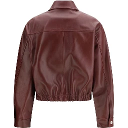 Bordeaux Leather Jacket