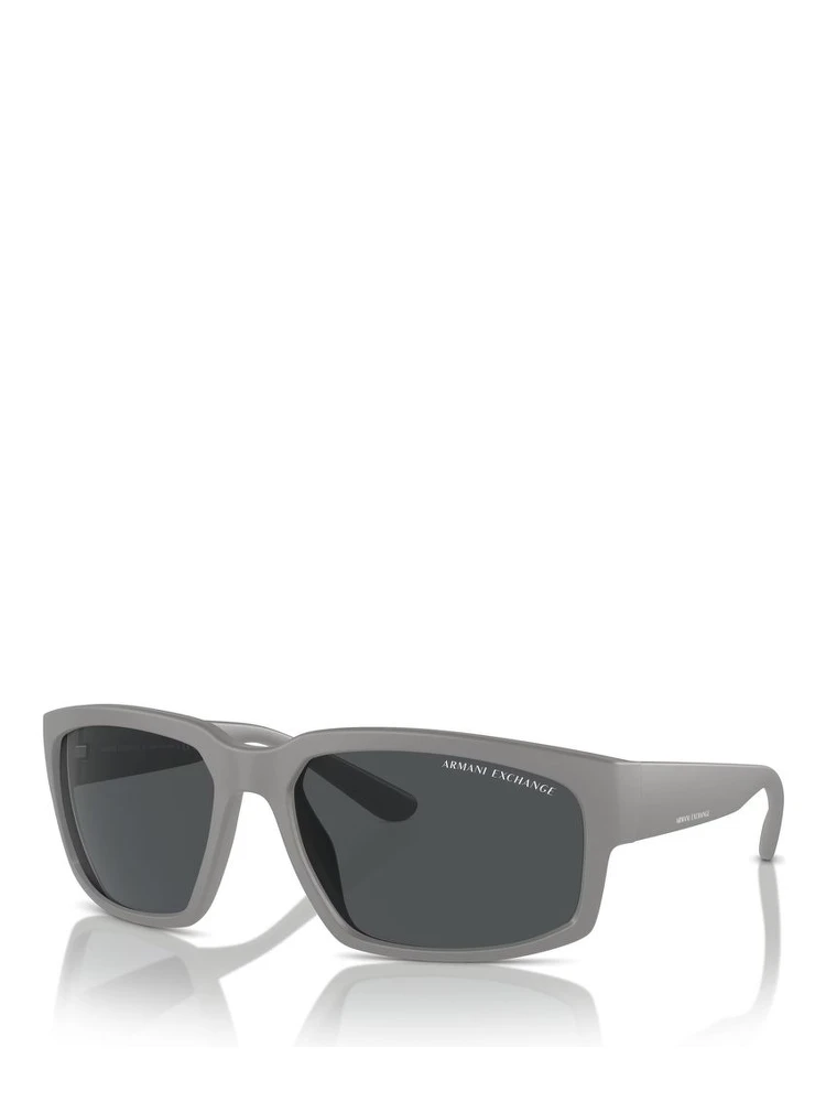 Gray Resin Sunglasses