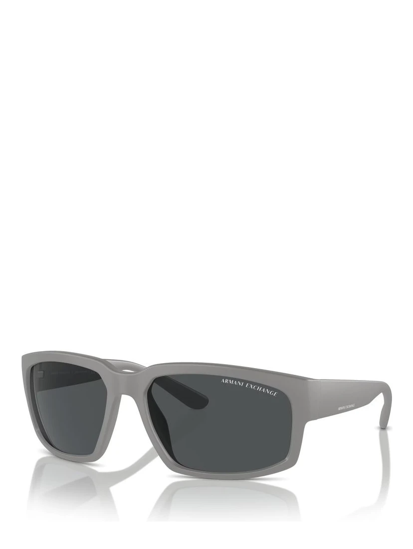 Gray Resin Sunglasses