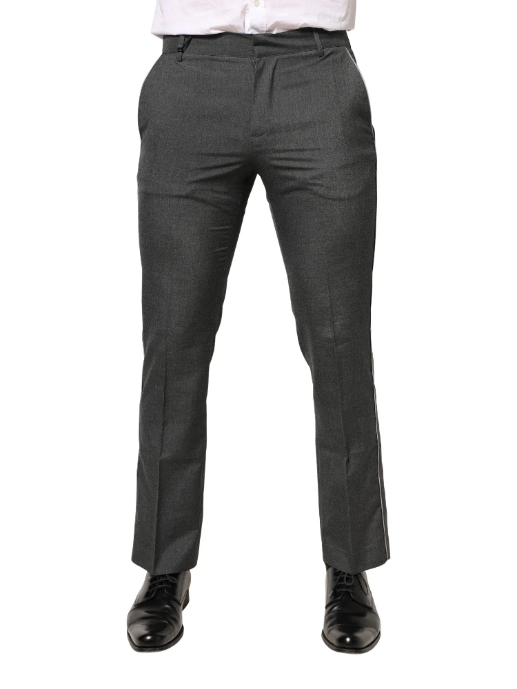 Gray Polyester Formal Dress Trouser Pants alternative