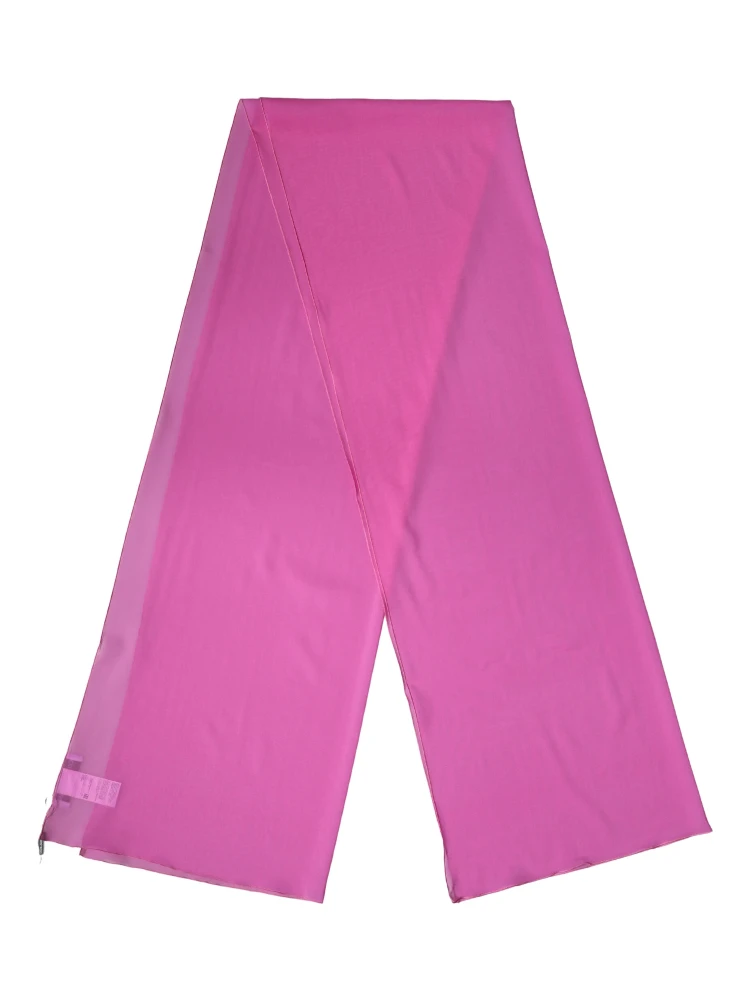 Pink Silk Neck Wrap Shawl Women Stole 200cm x 64cm Scarf