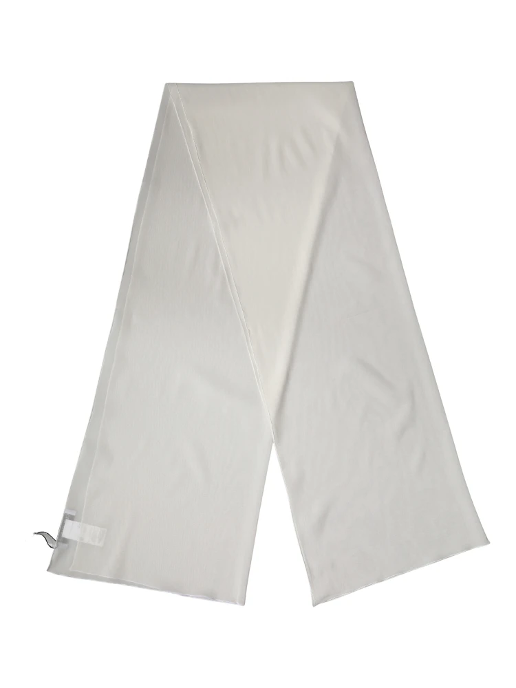 Off White Silk Neck Wrap Shawl Stole 200cm x 64cm Scarf alternative