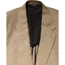 Beige TAORMINA Single Breasted Formal 2 Piece Suit