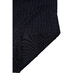 Black Wool Knitted Shawl Neck Wrap 200cm x 25cm  Scarf