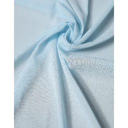 Light Blue Silk Neck Wrap Shawl Stole 200cm x 64cm  Scarf