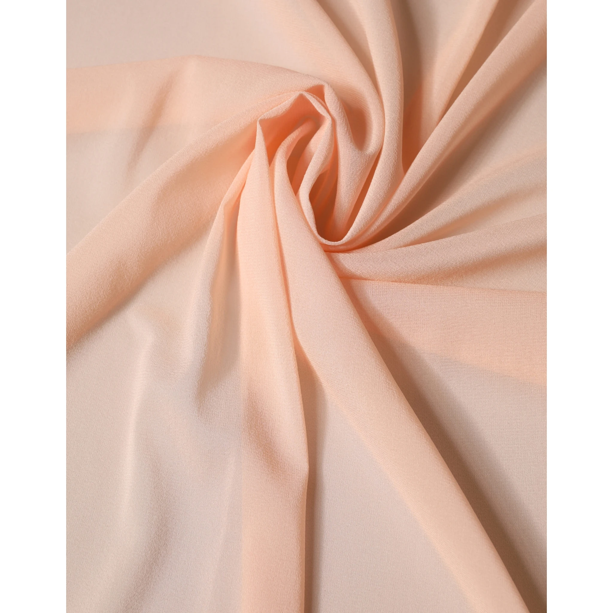 Peach Silk Neck Wrap Shawl Women Stole 200cm x 64cm  Scarf