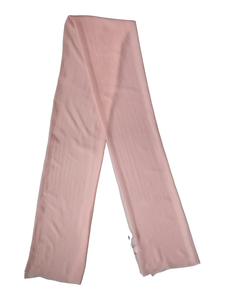 Light Pink Silk Neck Wrap Shawl Stole 272cm x 120cm Scarf