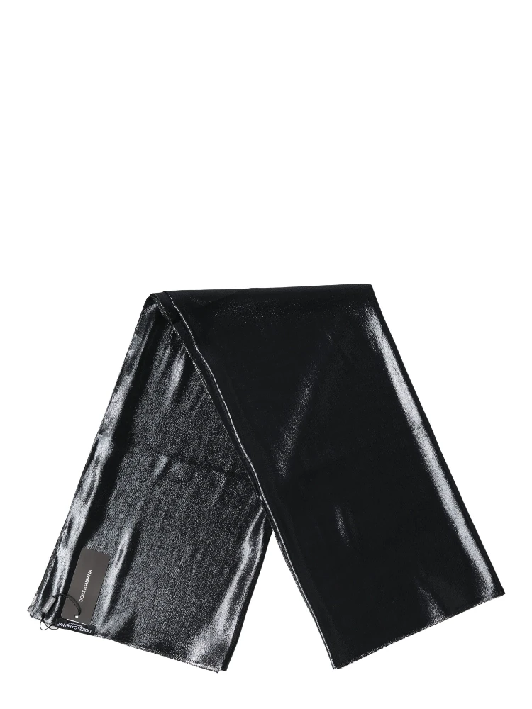 Black Silk Lurex Foulard Wrap Shawl 119cm x 117.5cm  Scarf alternative