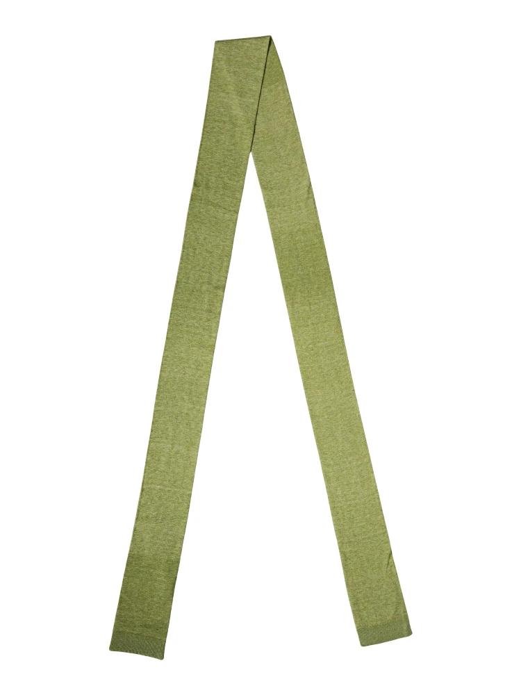 Green Cashmere Knitted Neck Foulard 280cm x11cm Men Scarf alternative