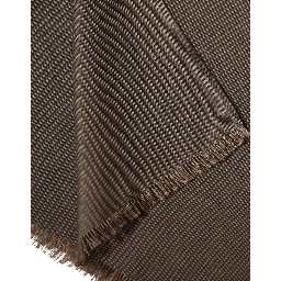 Brown Polyester Neck Warmer Shawl 185cm x 165cm  Men Scarf