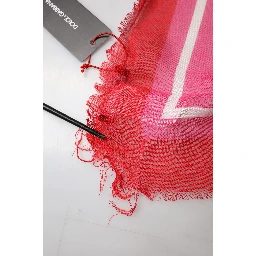 Pink DG Amore Print Neck Square Shawl 140cm x 140cm Scarf