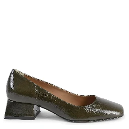 Bicolor Leather Ballet Flats