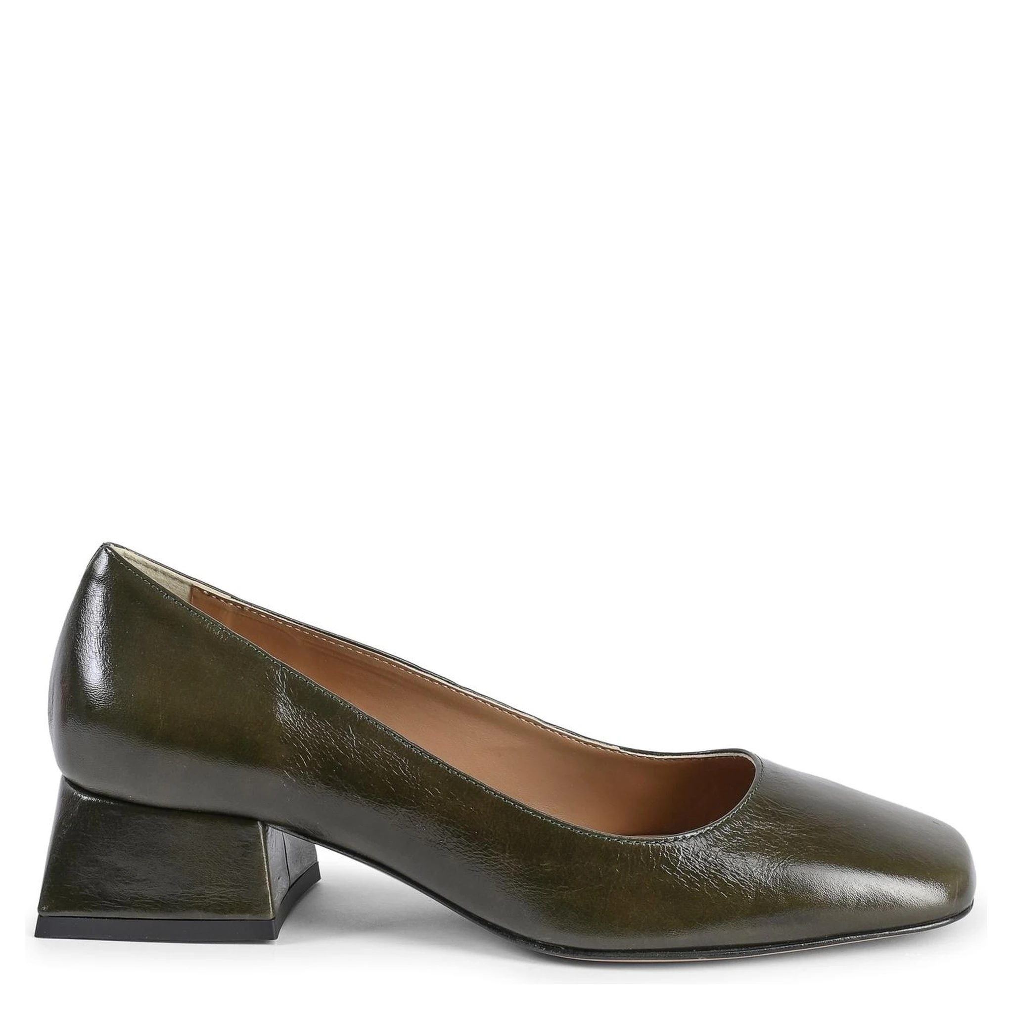 Bicolor Leather Ballet Flats
