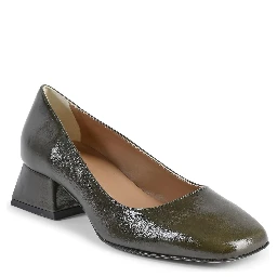 Bicolor Leather Ballet Flats