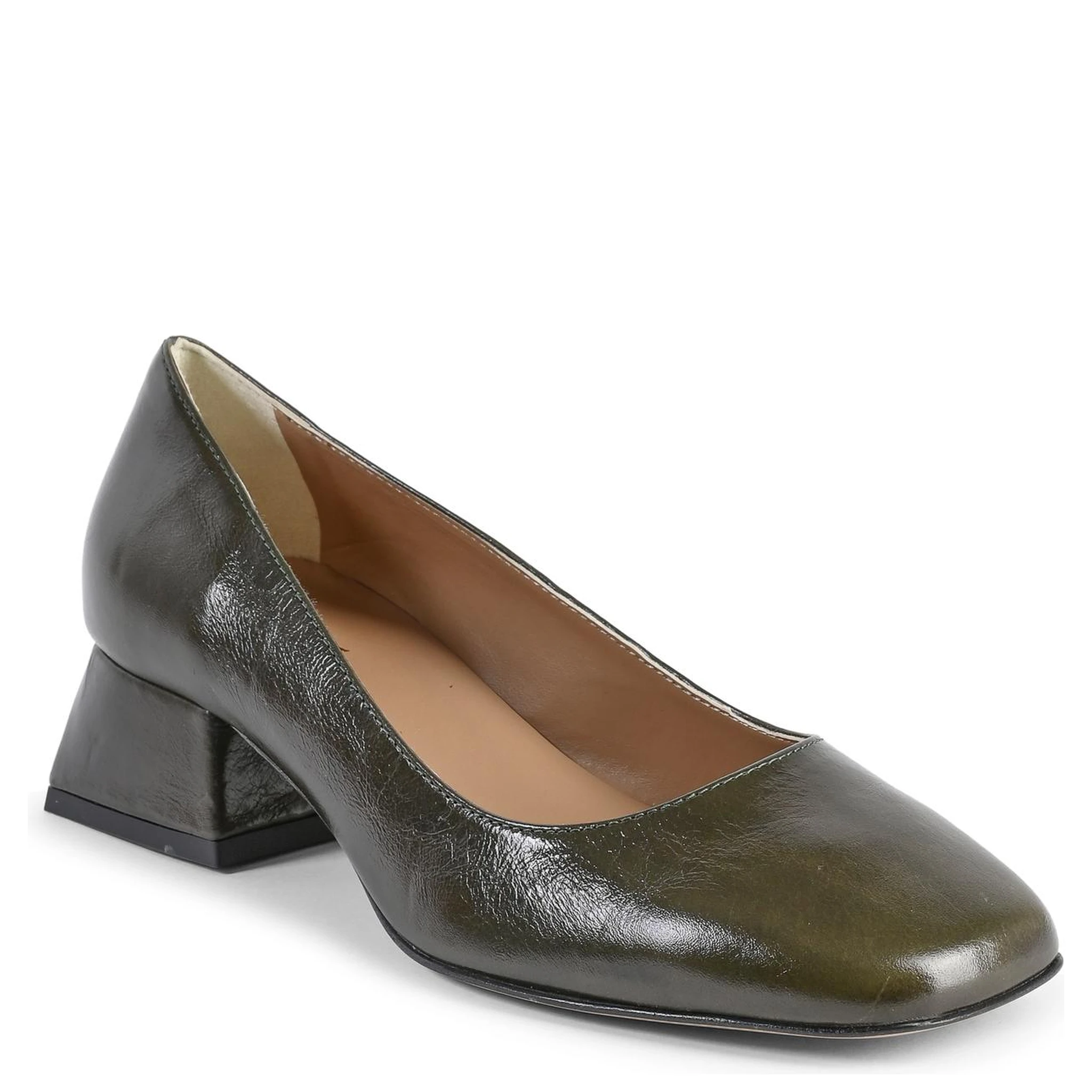 Bicolor Leather Ballet Flats