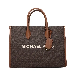 Brown Fabric Handbag