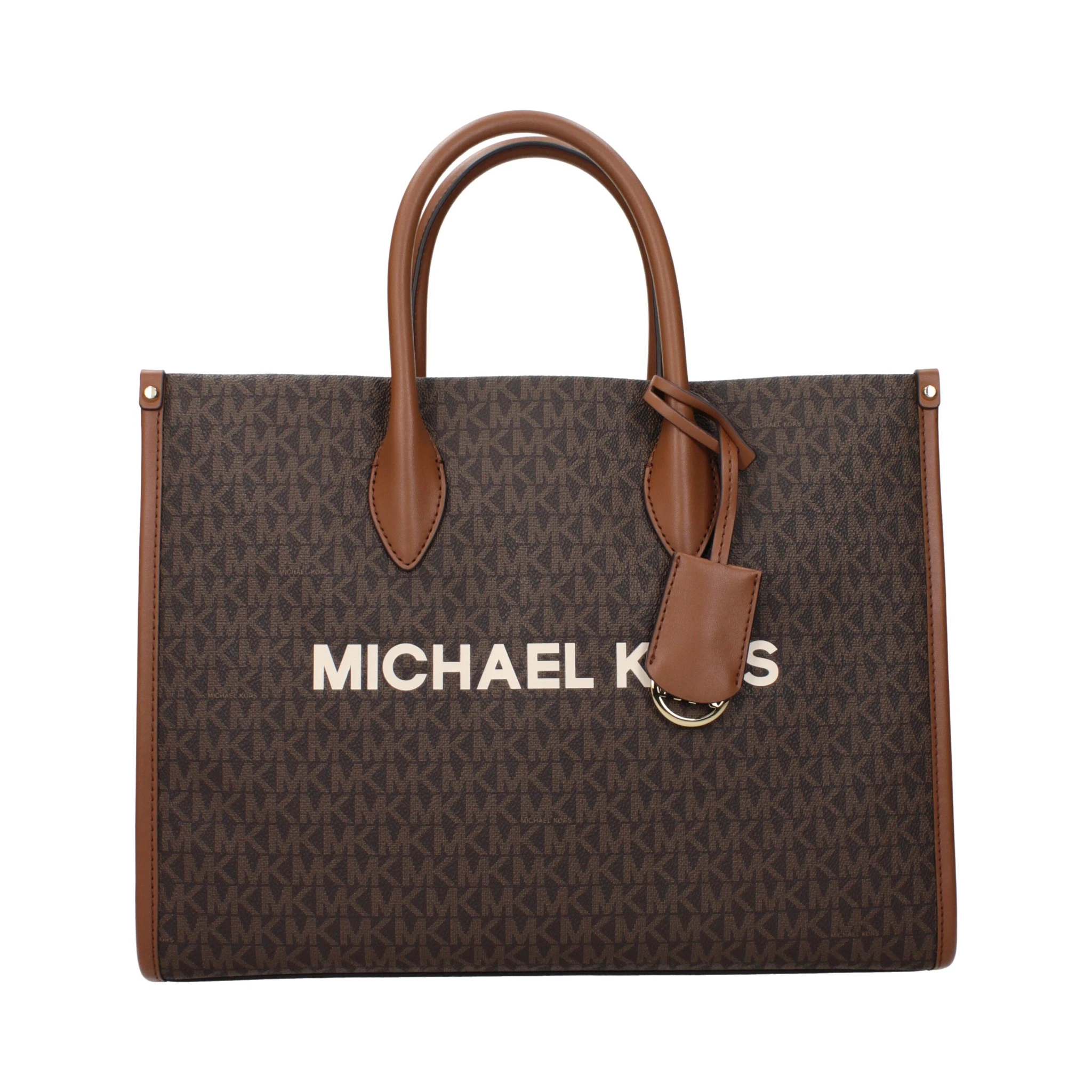 Brown Fabric Handbag