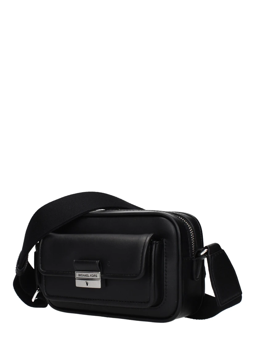 Black Leather Crossbody Bag