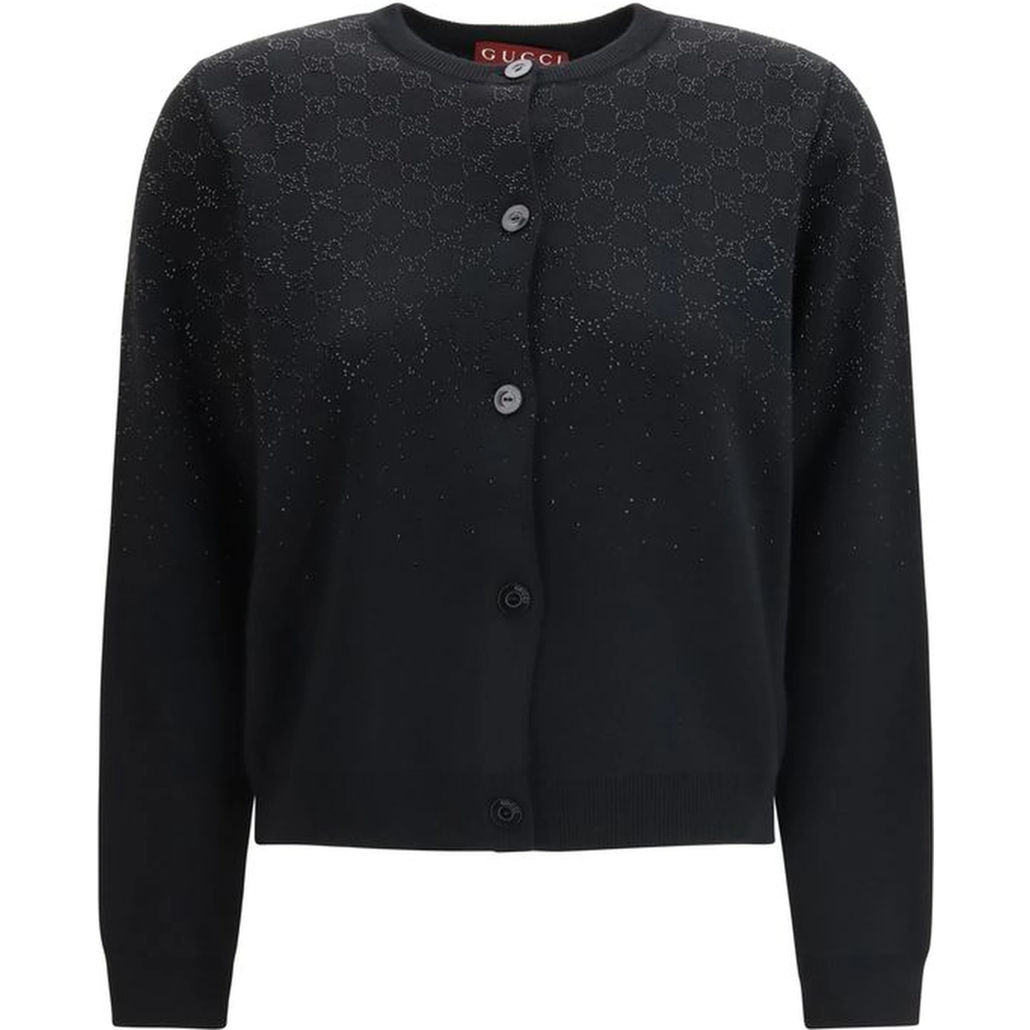 Black Wool Cardigan