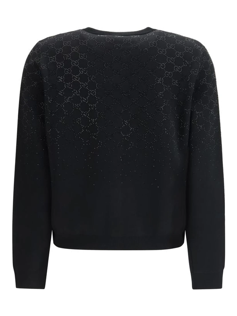 Black Wool Cardigan