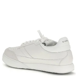 White Calf Leather Bos Taurus Low Top Sneakers