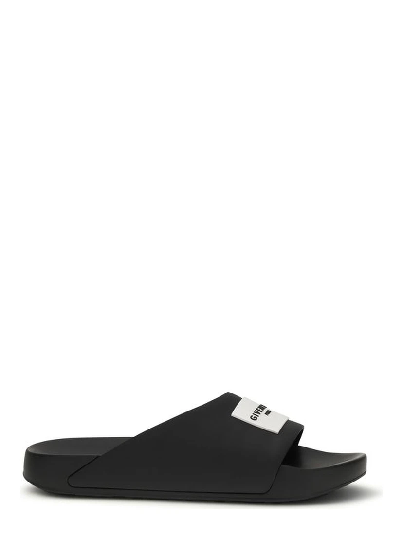 Black Rubber Sandals
