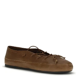 Brown Lamb Ovis Aries Aries Ballet Flats