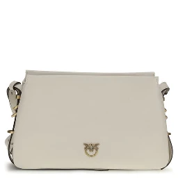 White Calf Leather Bos Taurus Shoulder Bag