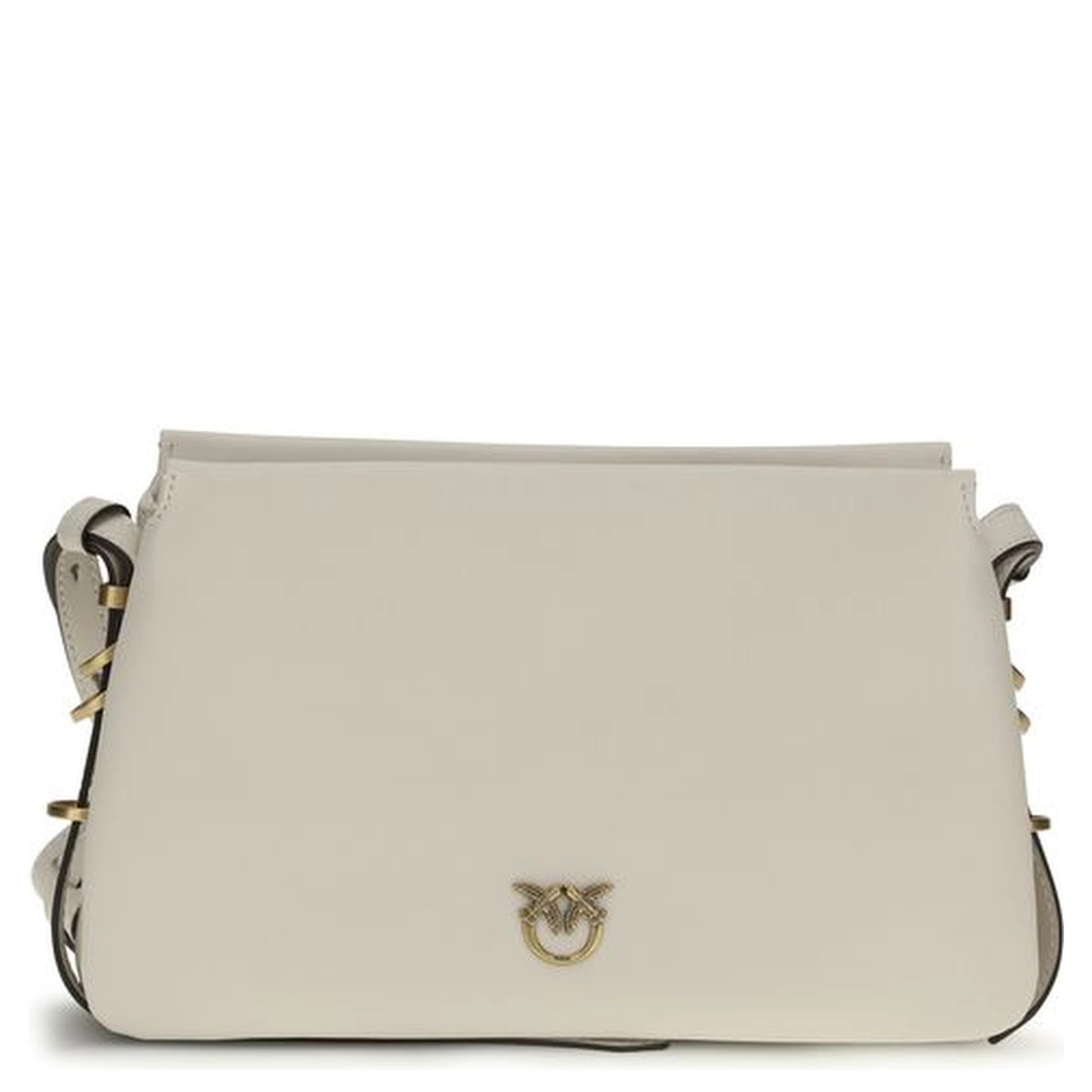 White Calf Leather Bos Taurus Shoulder Bag