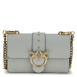 Gray Calf Leather Bos Taurus Shoulder Bag