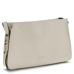 White Calf Leather Bos Taurus Shoulder Bag