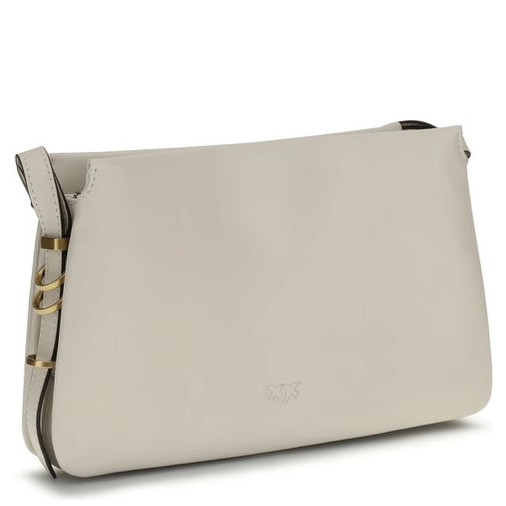 White Calf Leather Bos Taurus Shoulder Bag