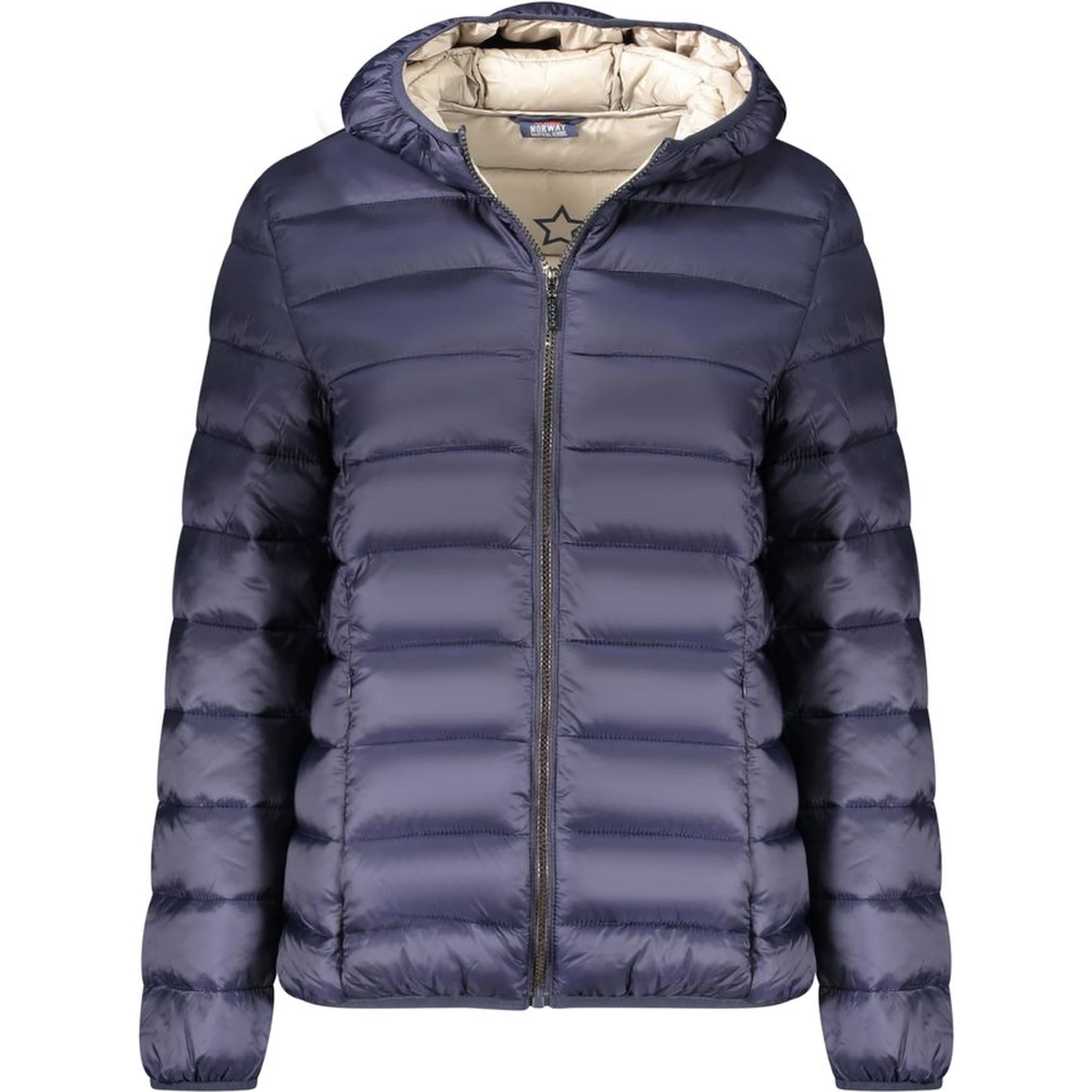 Blue Polyamide Women Jacket