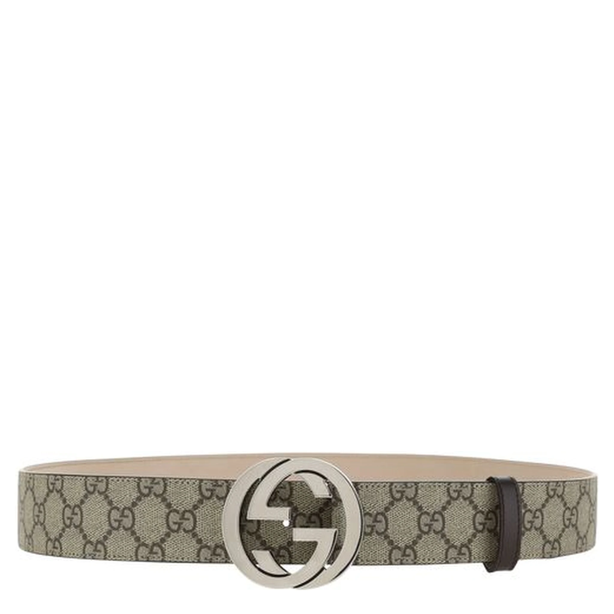 Beige GG Supreme Belt