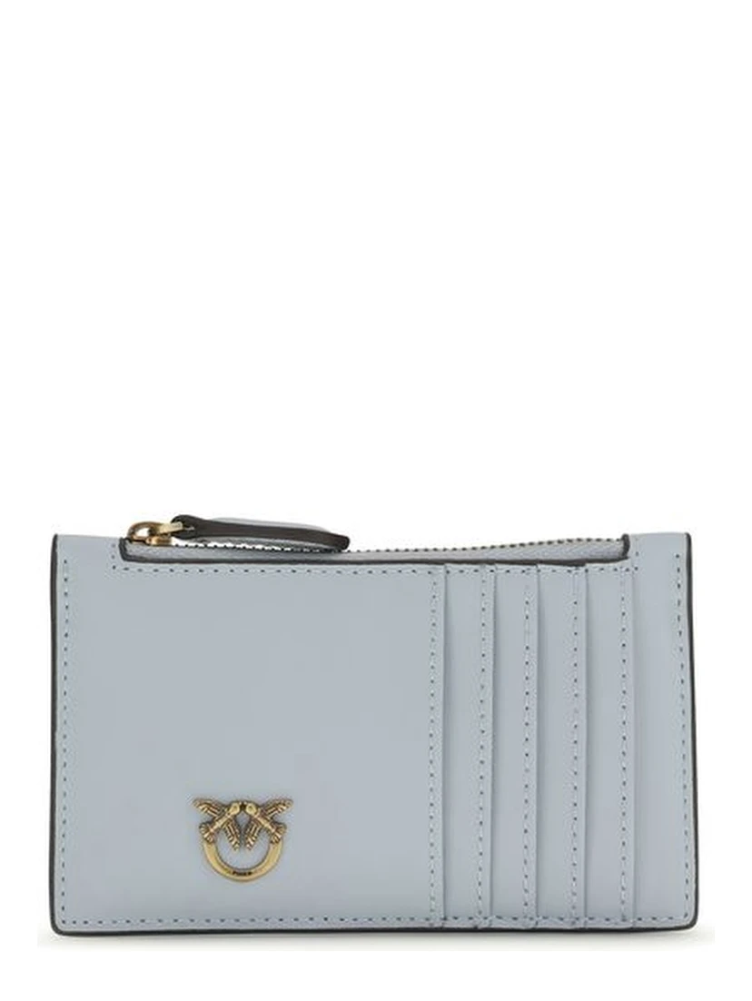 Blue Calf Leather Bos Taurus Wallet