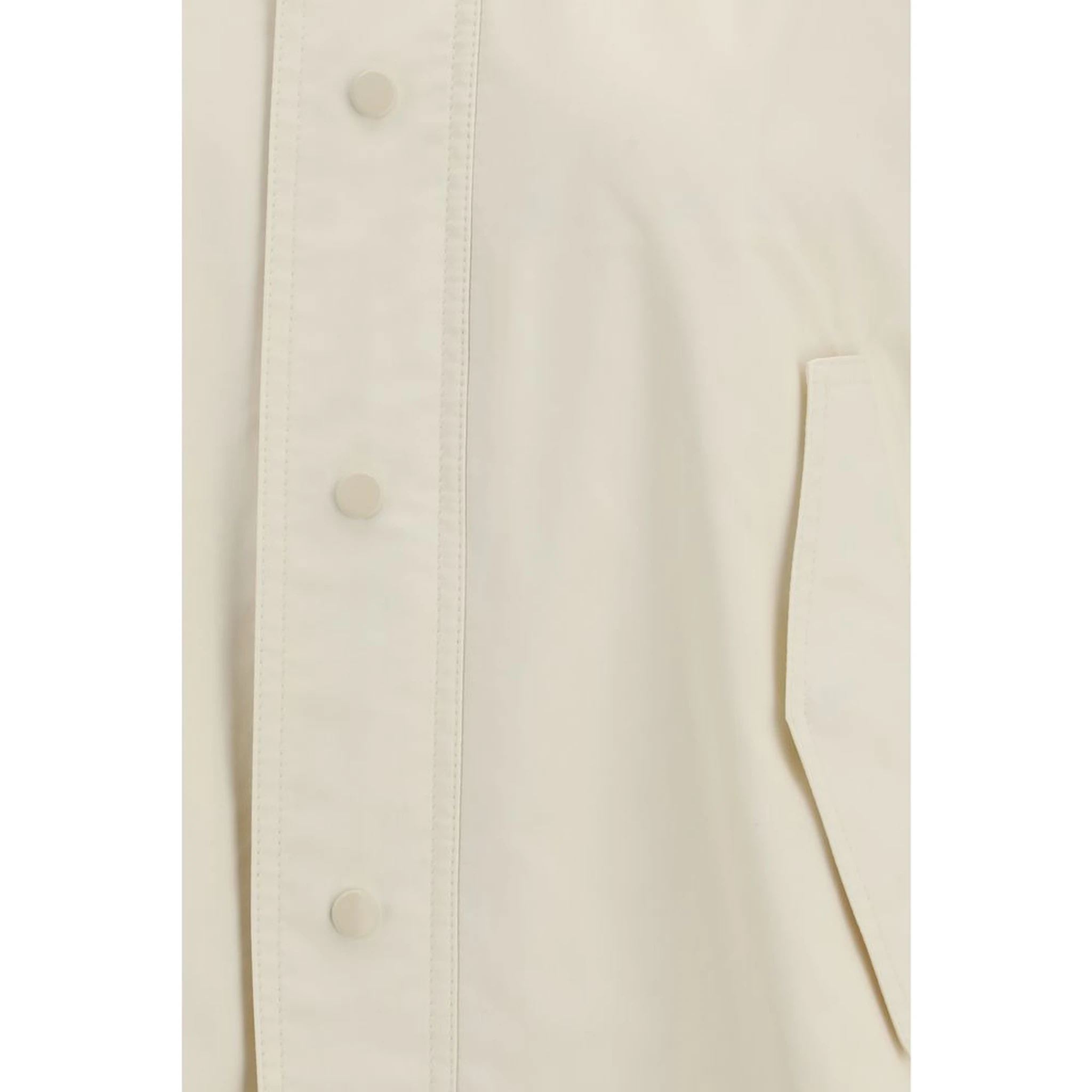 Beige Cotton Rain Coat